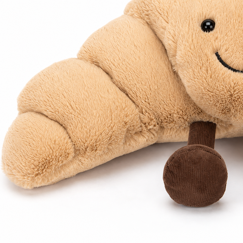 Croissant Plush Toy – 20cm