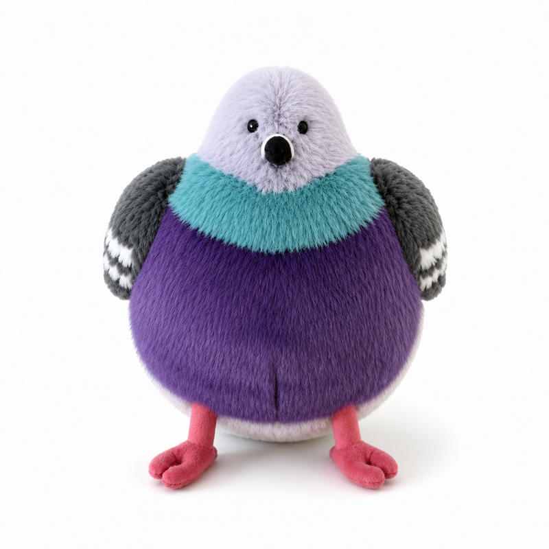 Leicester Pigeon Plush Toy – 20cm