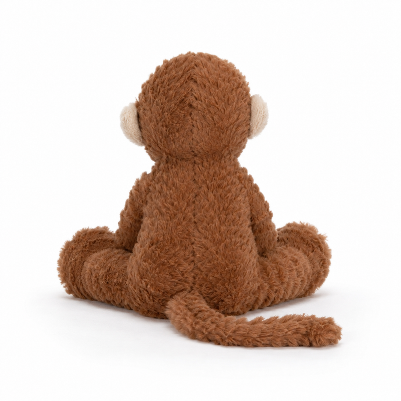 Wavy-Haired Monkey Plush Toy – 23 cm