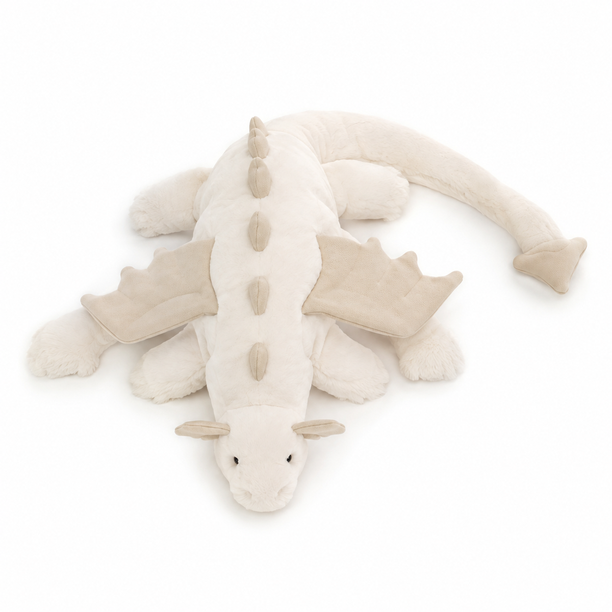 Snow Dragon White Plush Toy – 50cm