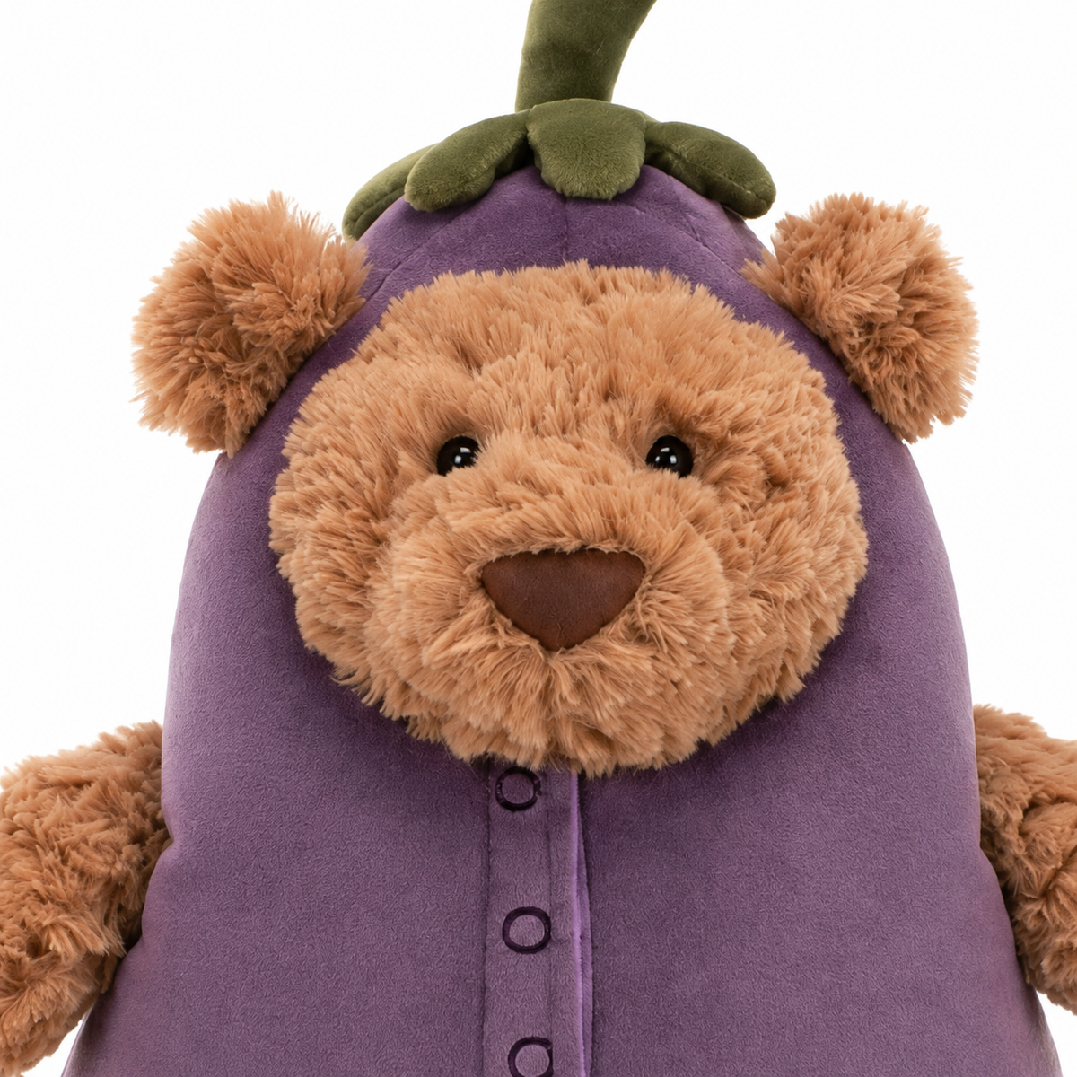 Eggplant Barcelona Bear Plush Toy – 26cm