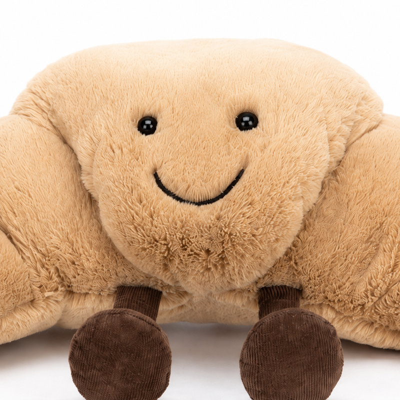 Croissant Plush Toy – 20cm