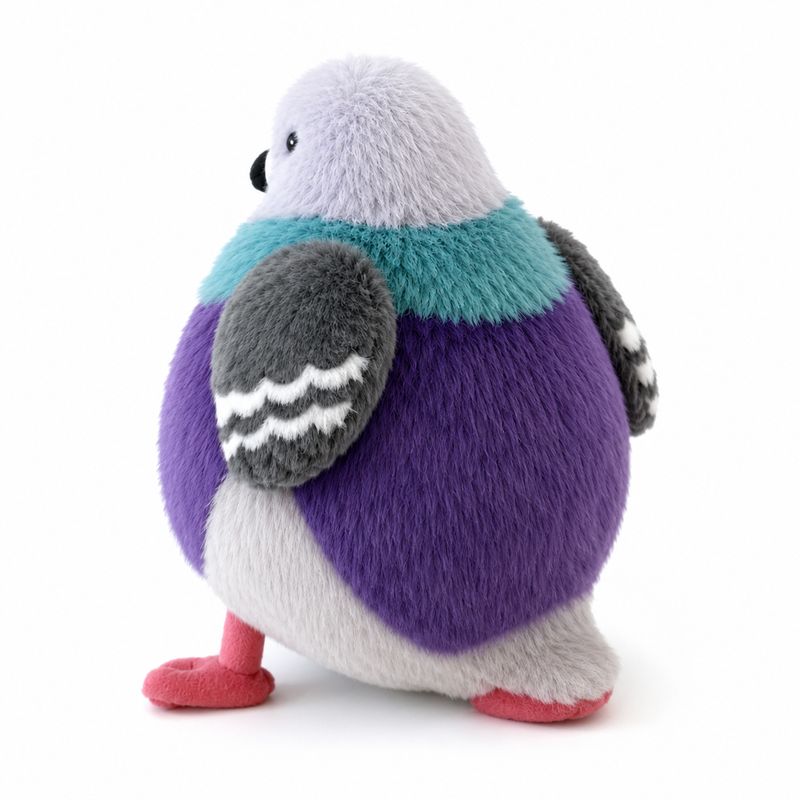 Leicester Pigeon Plush Toy – 20cm
