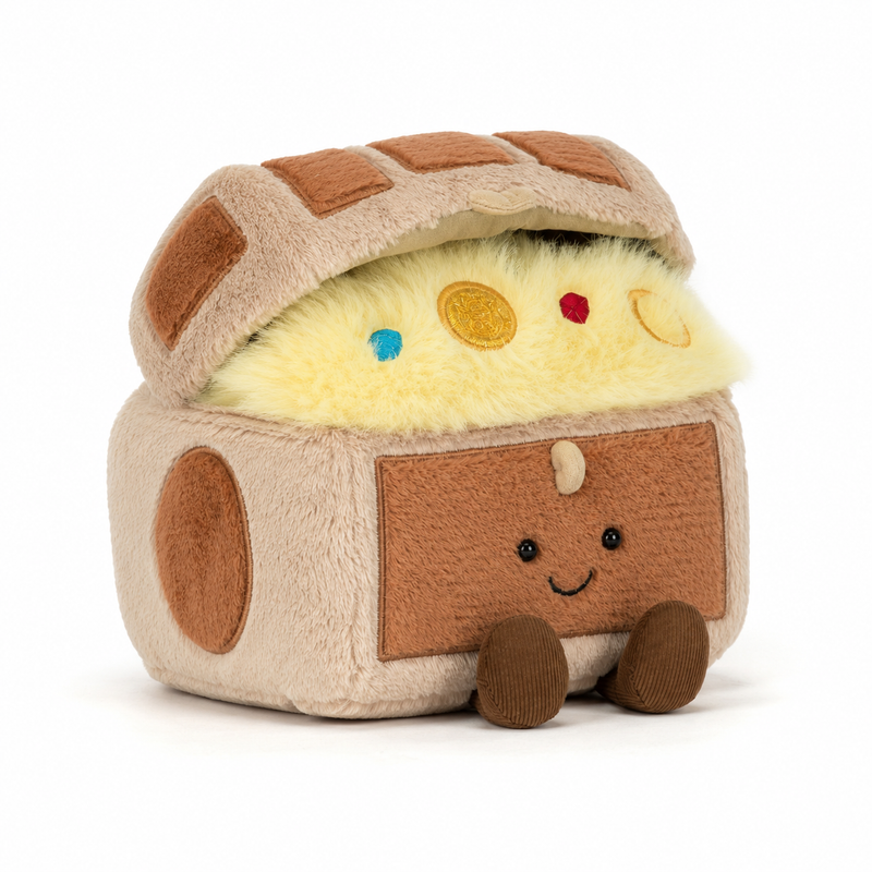 Treasure Chest Plush Toy – 16cm