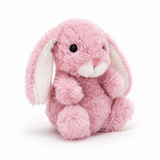 Pink Bonnie Rabbit Plush Toy – 15cm