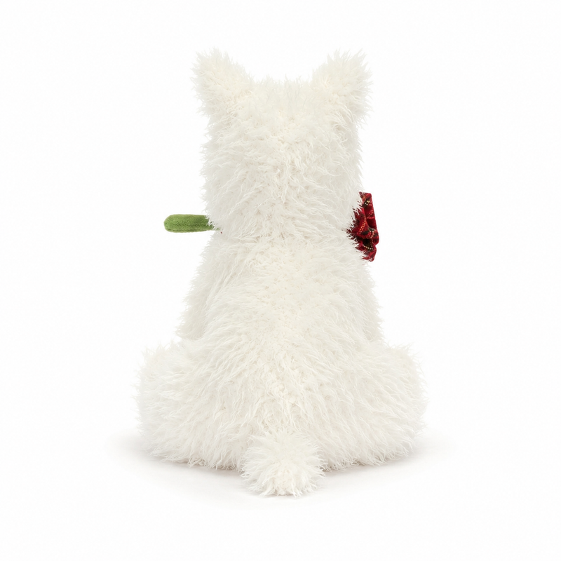 Confession Rose West Highland Dog Plush Toy – 25 cm