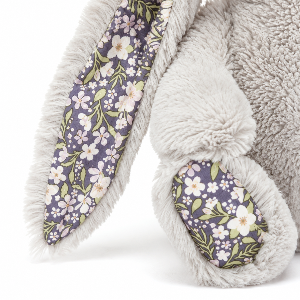 Gray Floral Bonnie Rabbit Plush Toy – 31cm