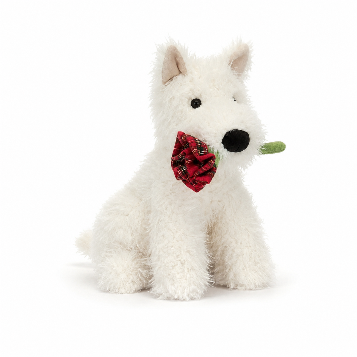 Confession Rose West Highland Dog Plush Toy – 25 cm