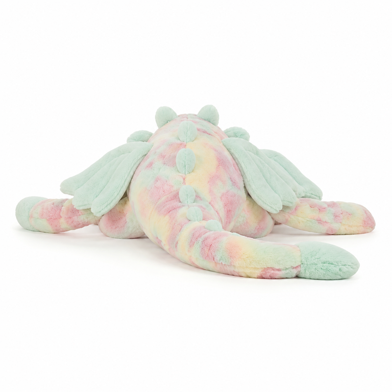 Rainbow Dragon Plush Toy – 66 cm
