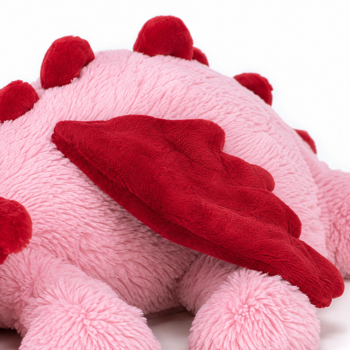 Crimson Heart Dragon Plush Toy – 66 cm