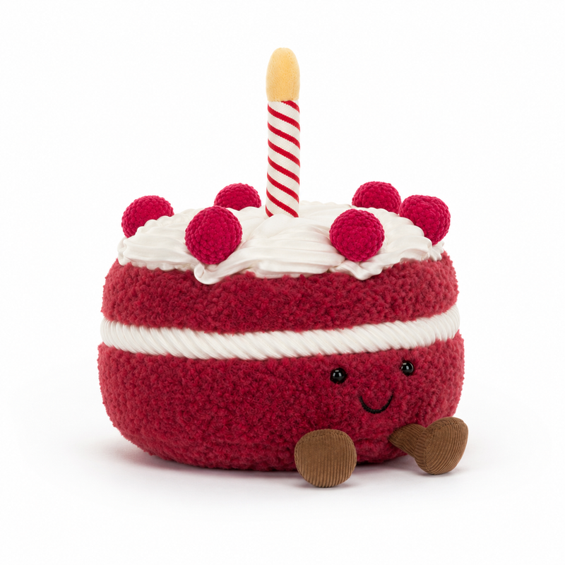 Red Velvet Cake Plush Toy