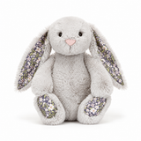 Gray Floral Bonnie Rabbit Plush Toy – 31cm