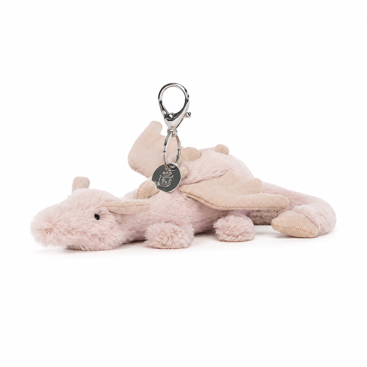Pink Dragon Plush Pendant – 15cm