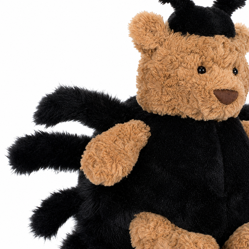 Barcelona Bear Spider Plush Toy – 28cm