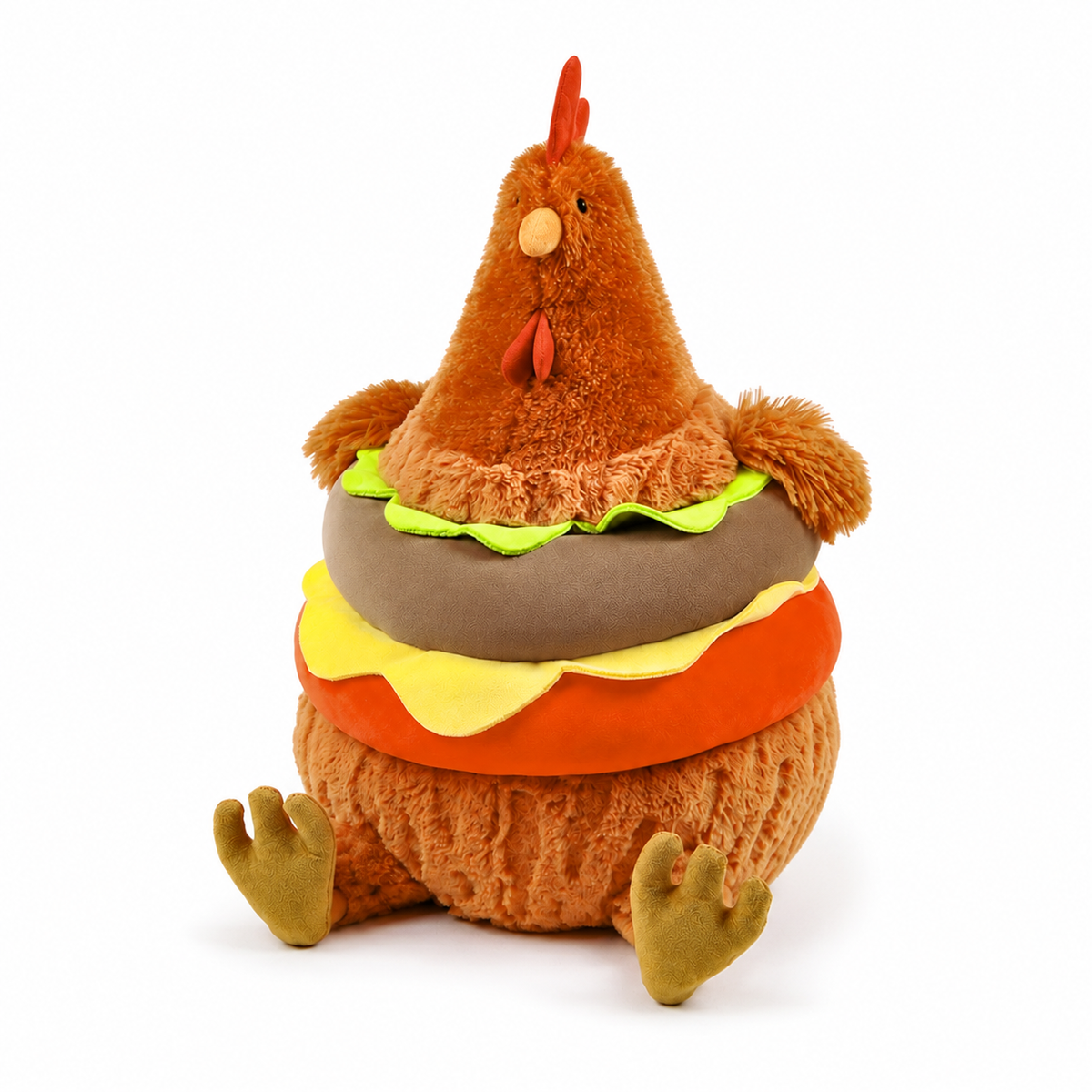 Burger Cecil Chicken Plush Doll