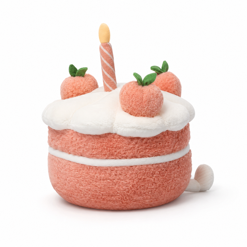 Peach Cake Plush Toy