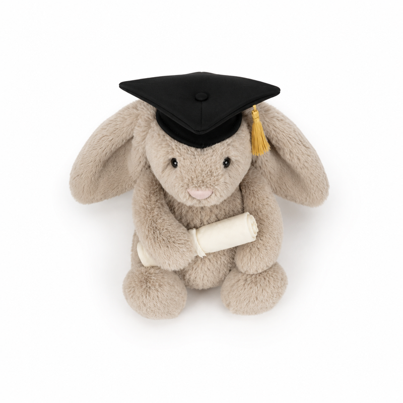 PhD Bunny Plush Toy – 31cm