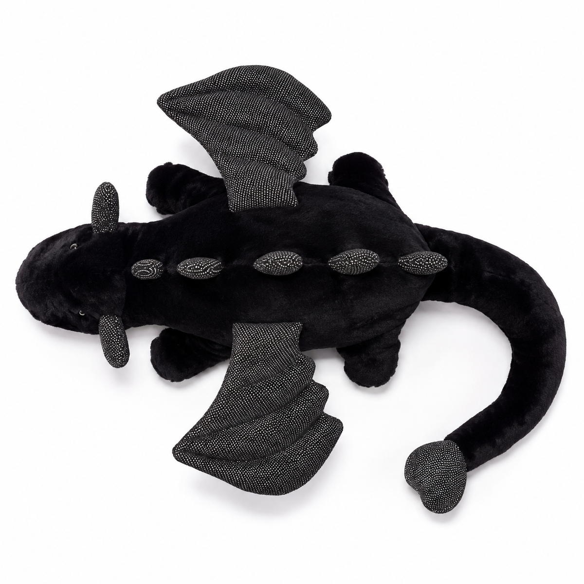 Black Dragon Plush Toy – 88cm