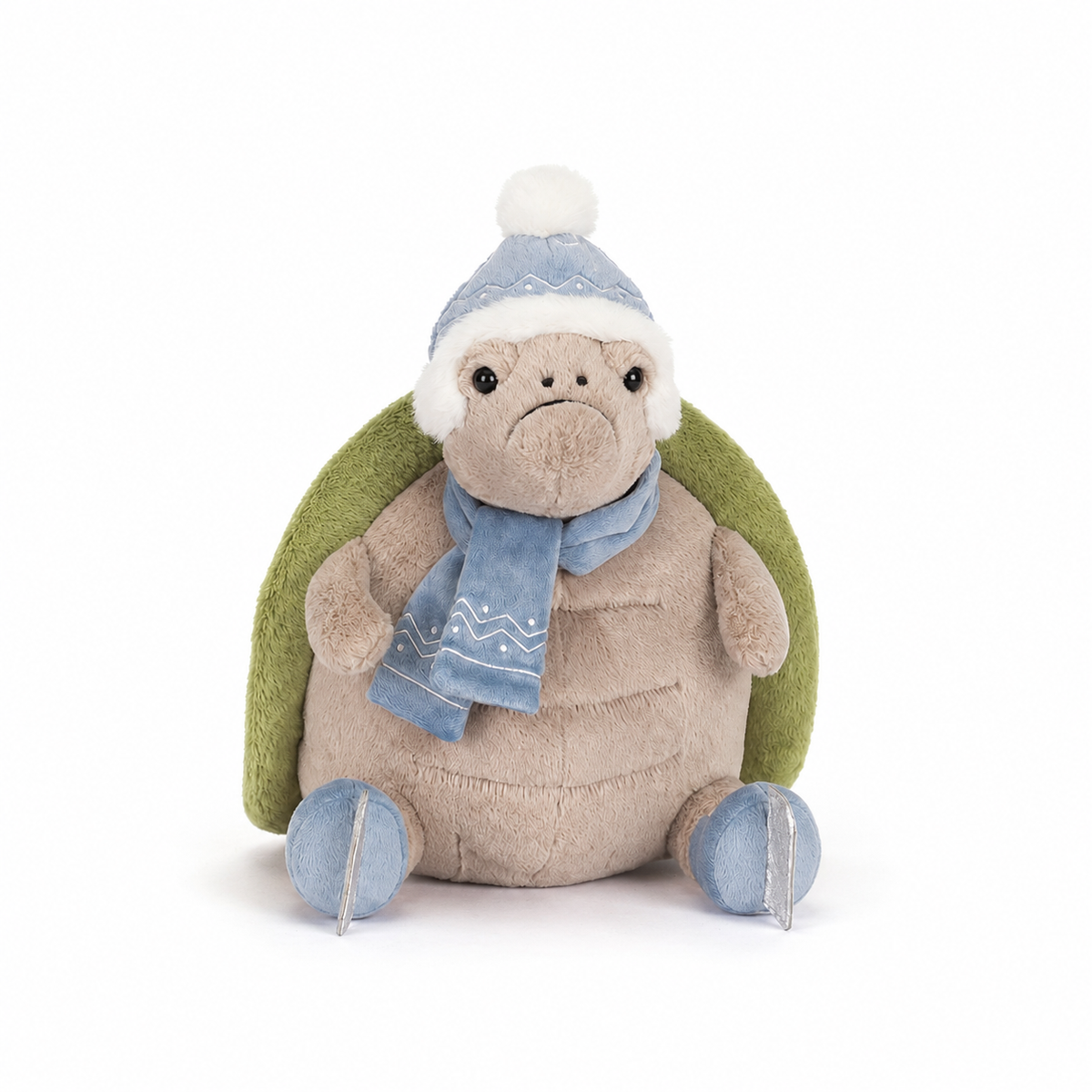 Skiing Turtle Plush Toy – 28 cm