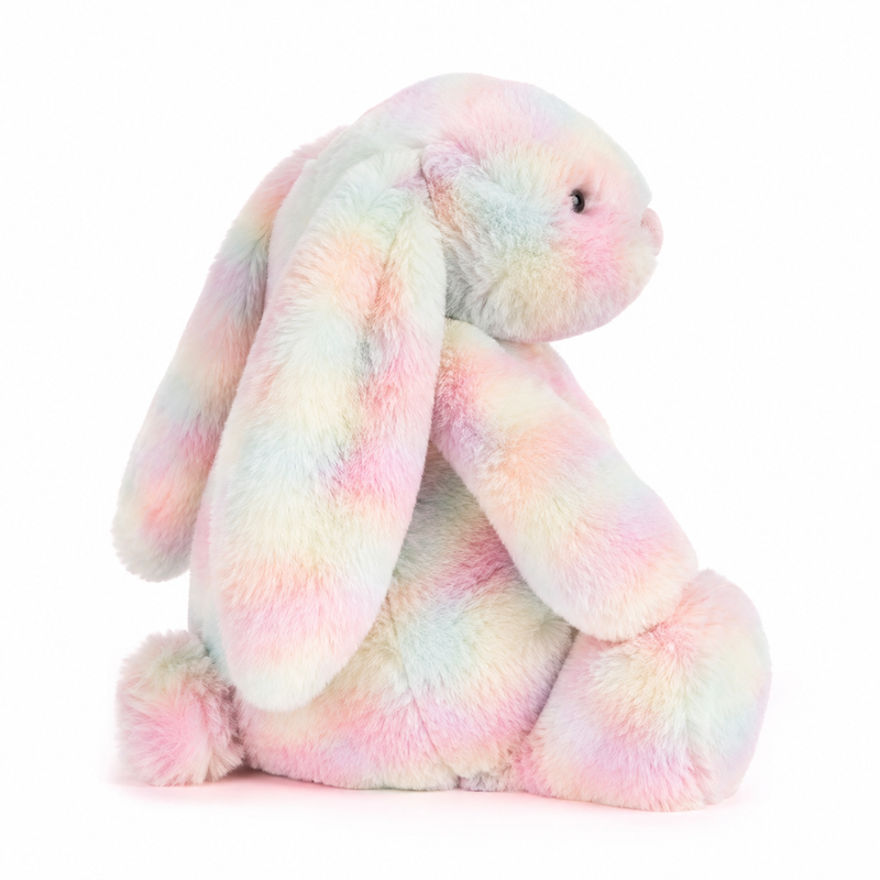 Pastel Multicolor Rabbit Plush Toy – 31cm