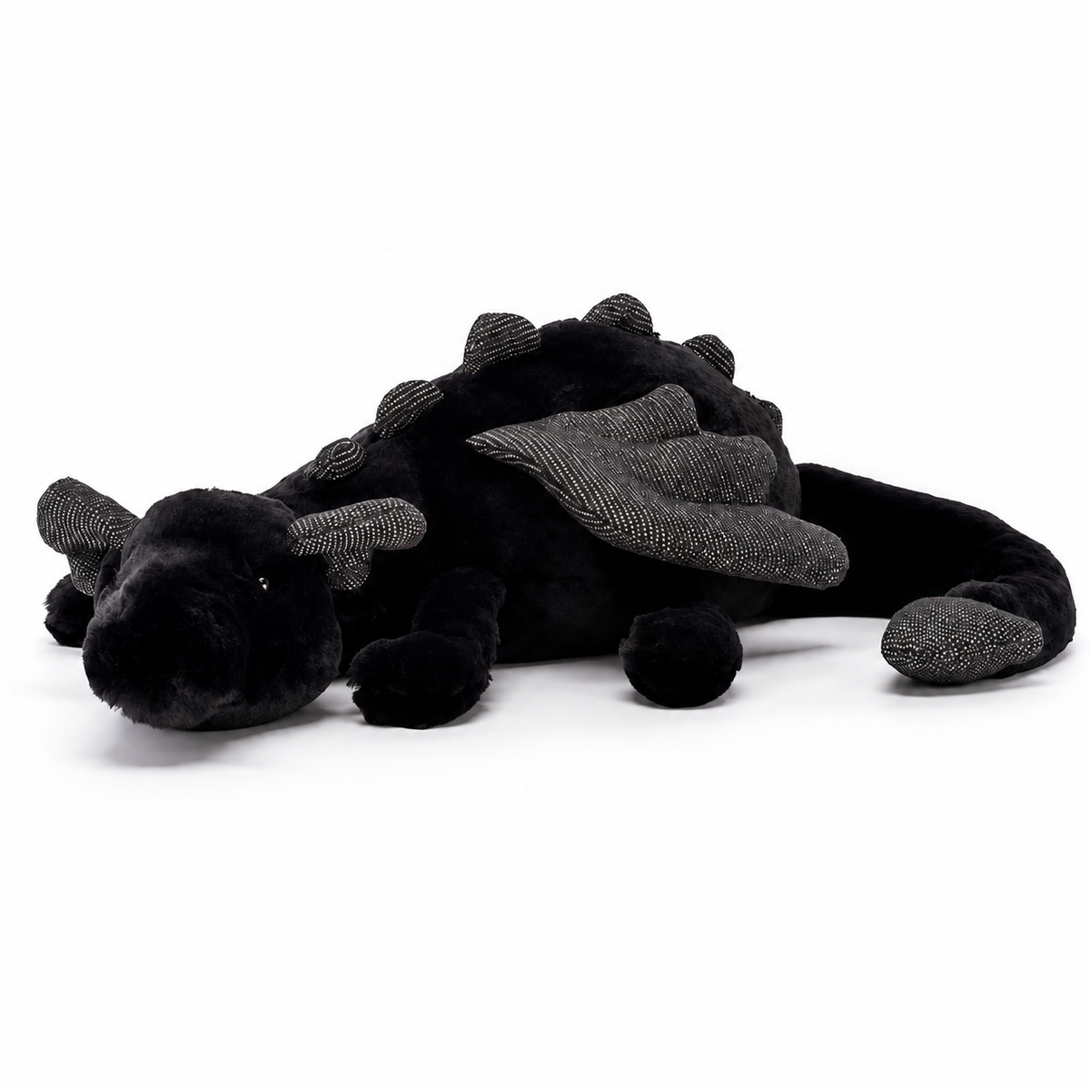 Black Dragon Plush Toy – 88cm