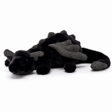 Black Dragon Plush Toy – 50cm