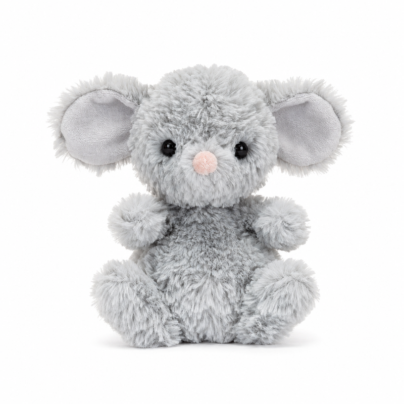 Gray Mouse Plush Toy – 15cm