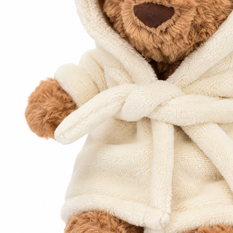 Barcelona Bear Bathrobe Plush Toy – 28cm
