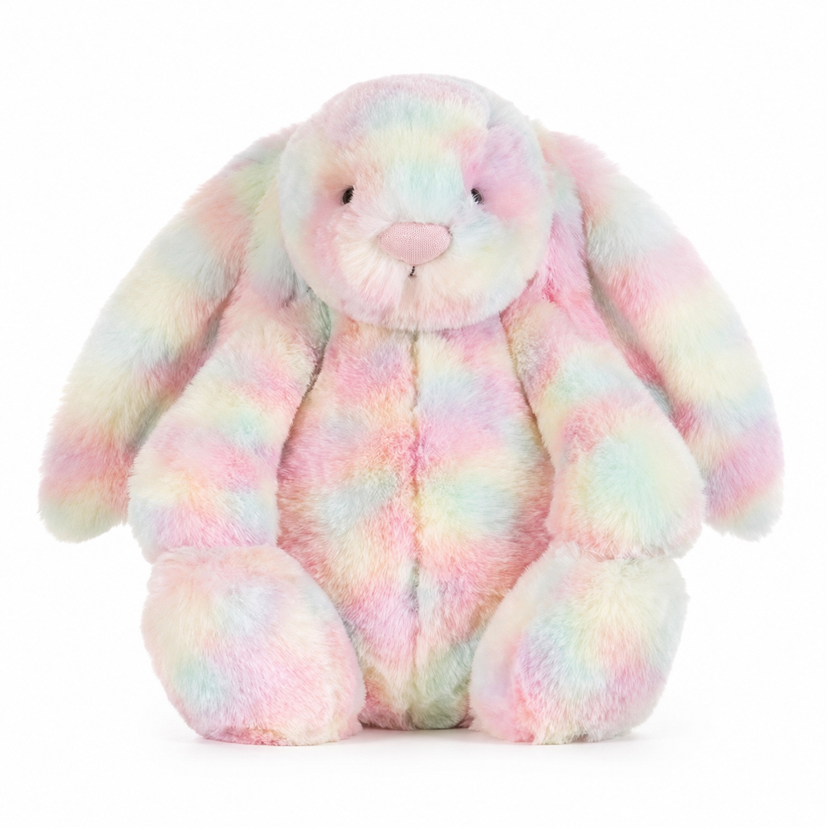 Pastel Multicolor Rabbit Plush Toy – 31cm