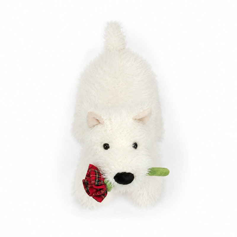 Confession Rose West Highland Dog Plush Toy – 25 cm