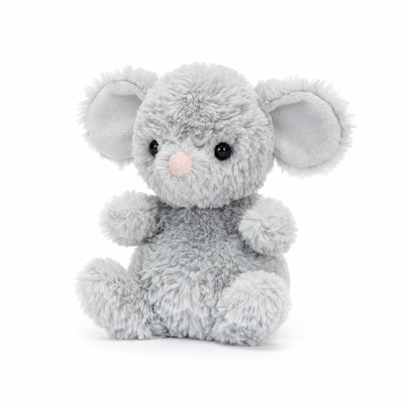 Gray Mouse Plush Toy – 15cm