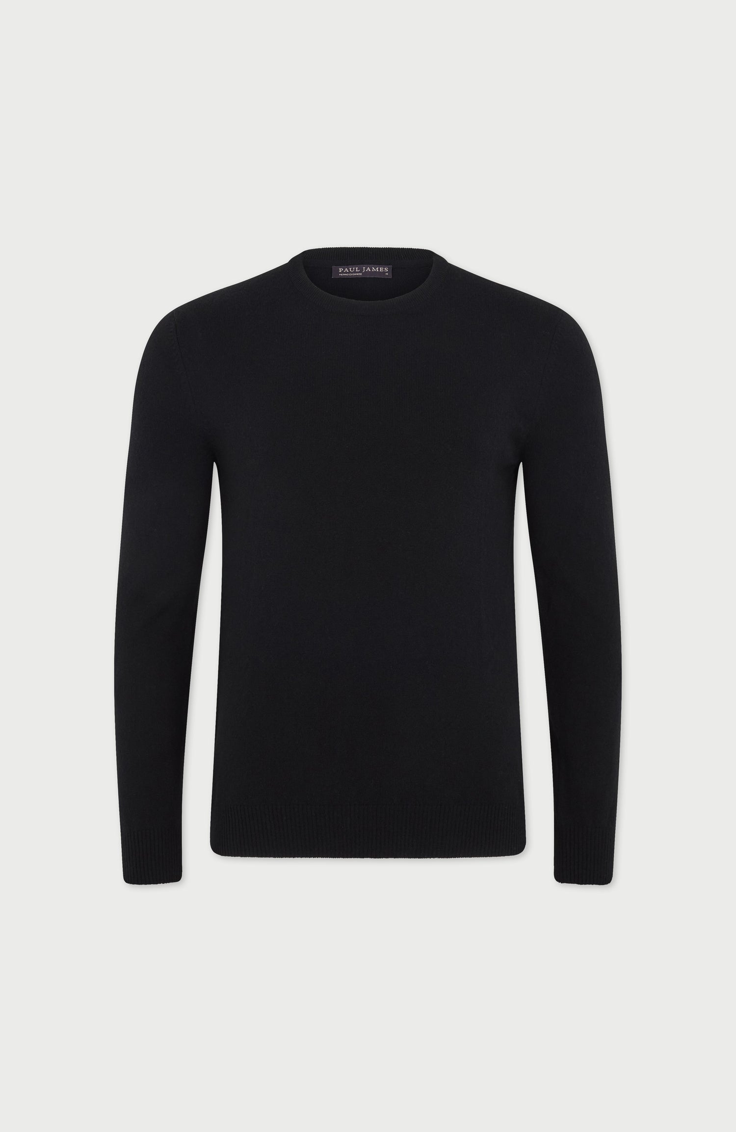 Mens Lightweight Merino Cashmere Crew Neck Jumper