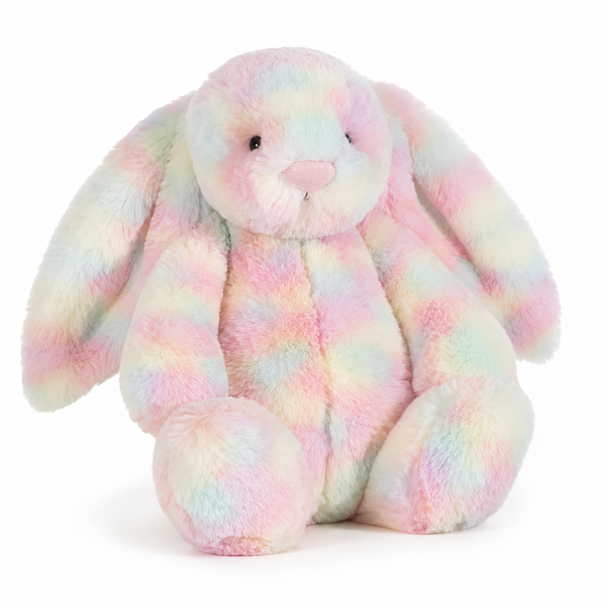 Pastel Multicolor Rabbit Plush Toy – 31cm