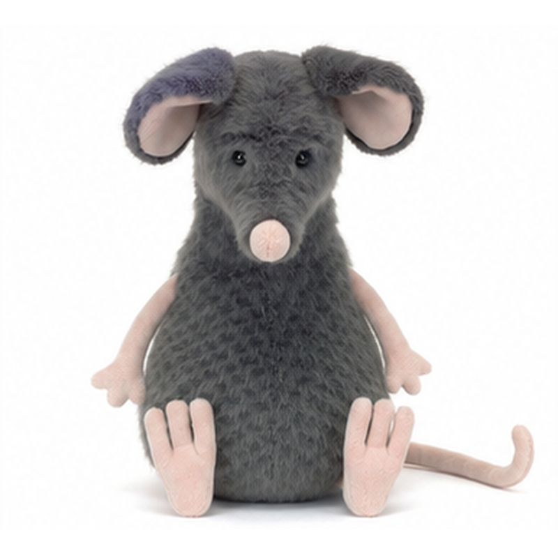 Sad Mouse Plush Toy – 25 cm