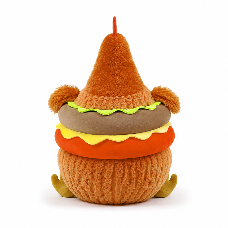 Burger Cecil Chicken Plush Doll