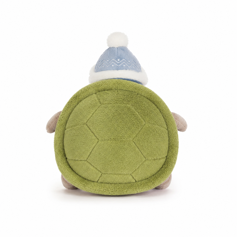 Skiing Turtle Plush Toy – 28 cm