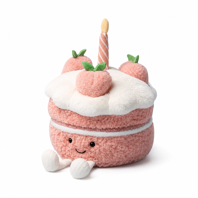 Peach Cake Plush Toy