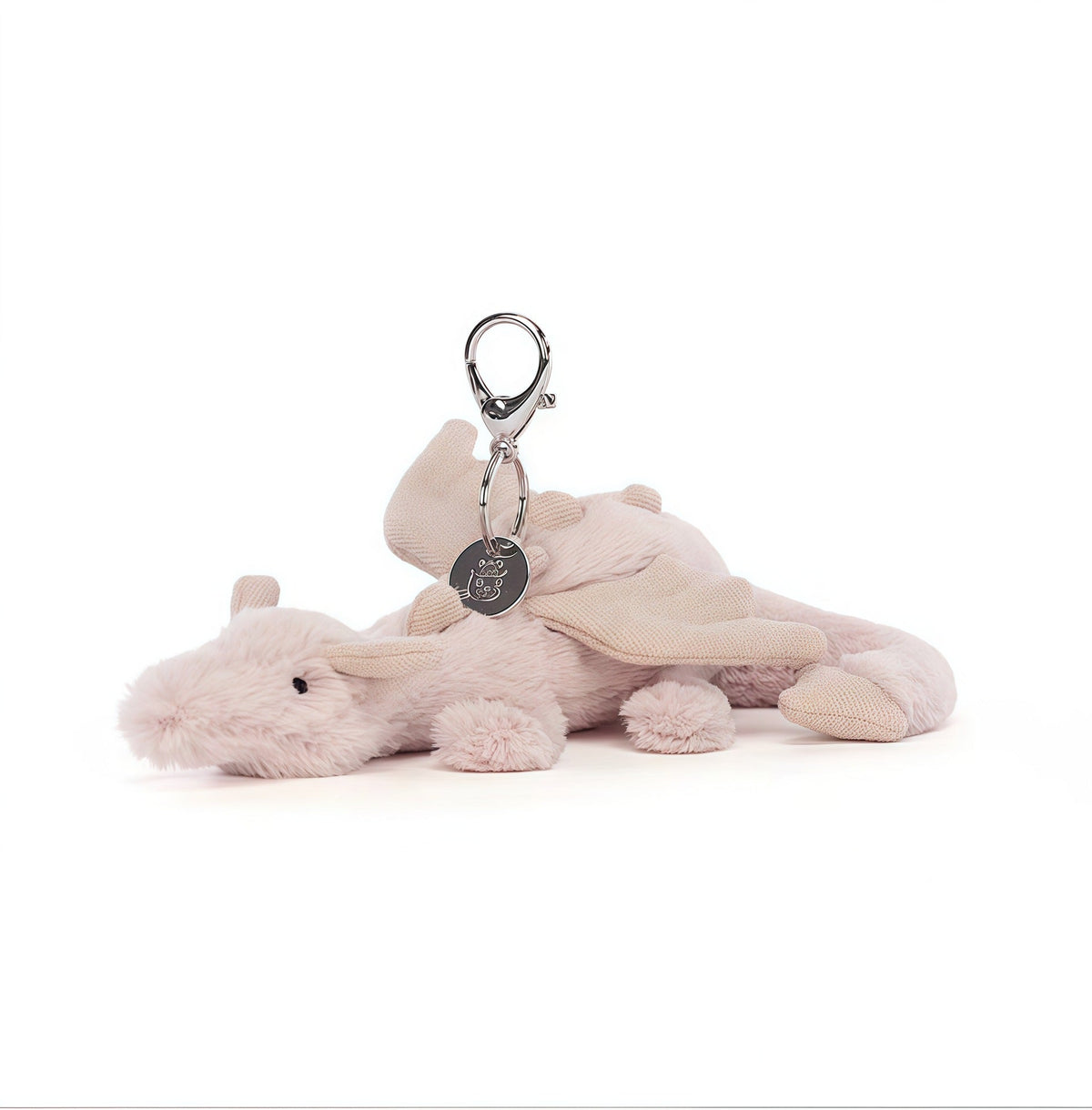 Pink Dragon Plush Pendant – 15cm