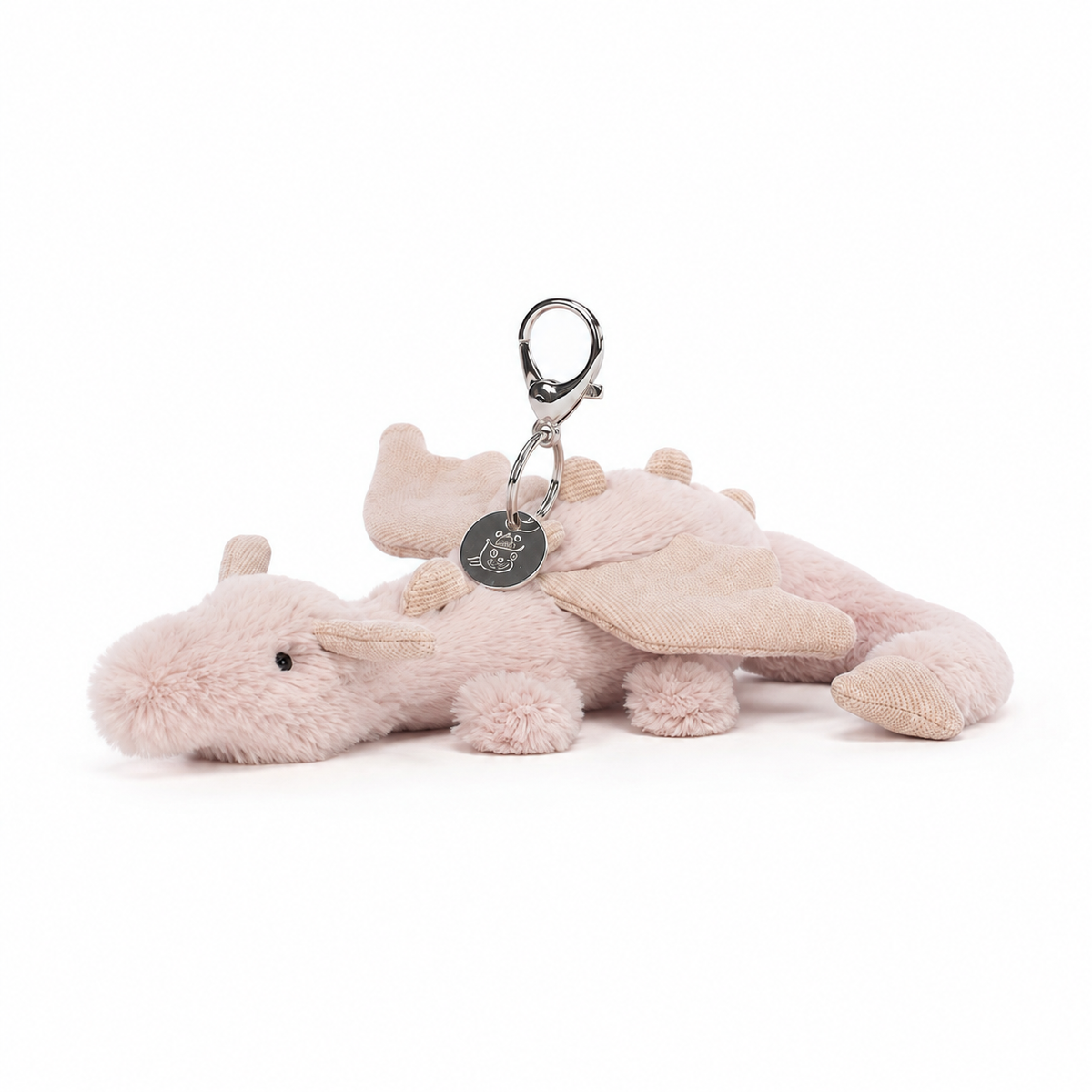 Pink Dragon Plush Pendant – 15cm