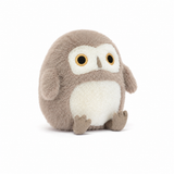 Grey Owl Plush Toy – 11cm
