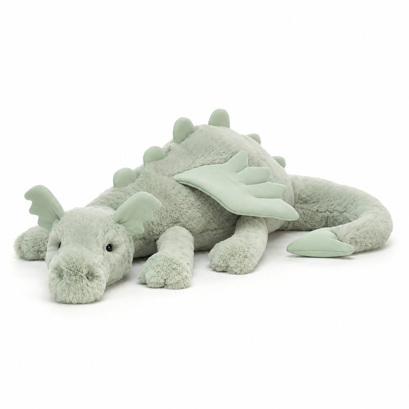 Matcha Dragon Plush Toy – 50cm
