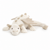 Snow Dragon White Plush Toy – 88cm