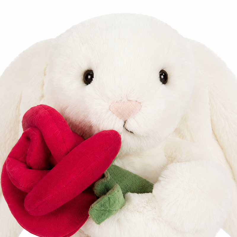 Hug Rose Bunny Plush Toy – 31 cm