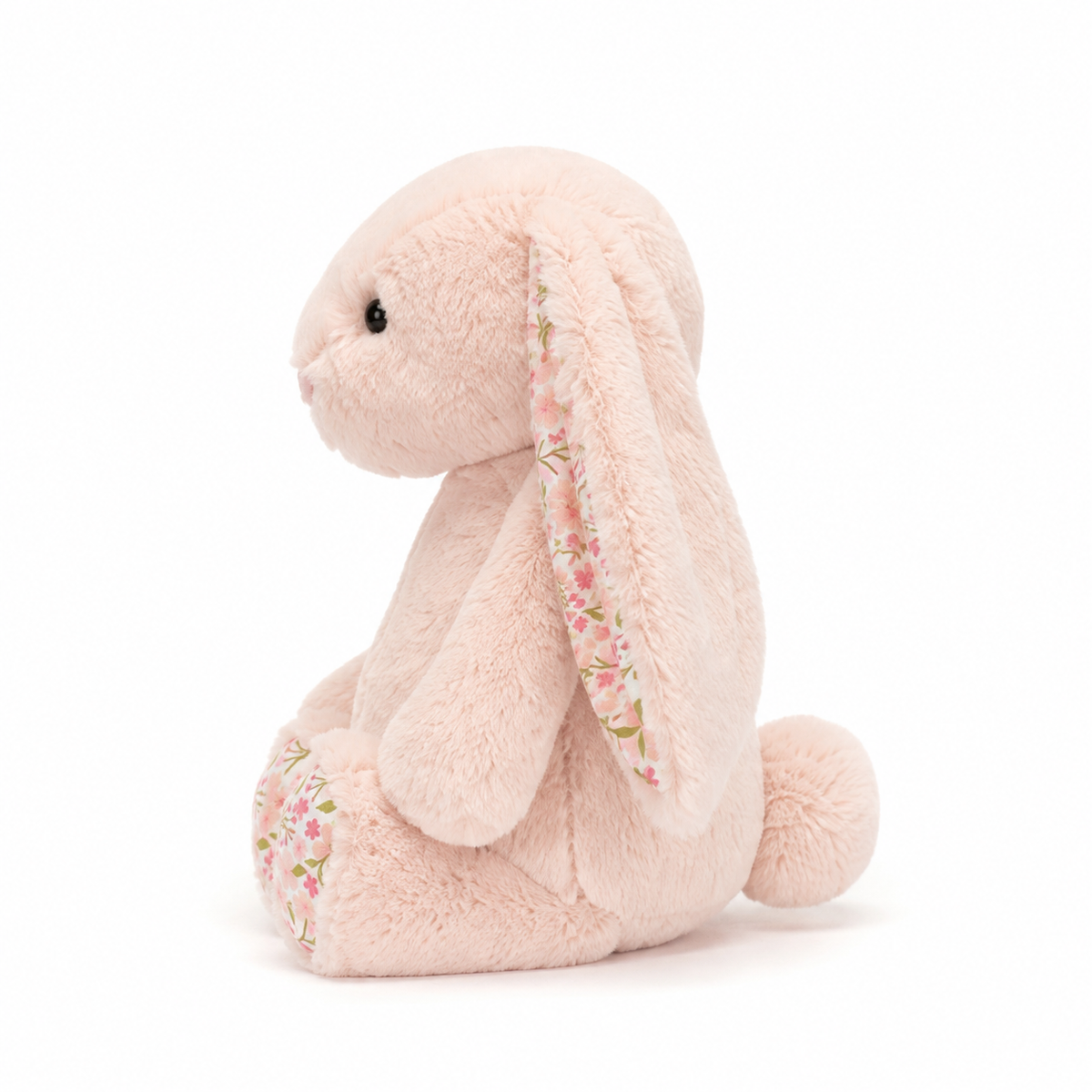 Pink Floral Bonnie Bunny Plush Toy – Pink 31cm