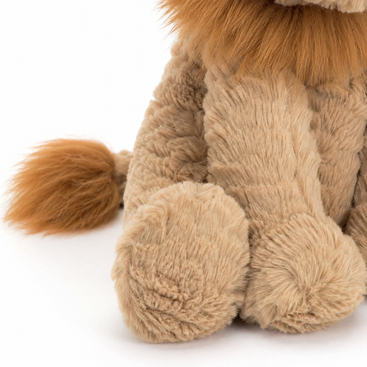 Wavy-Haired Lion Plush Toy – 31 cm