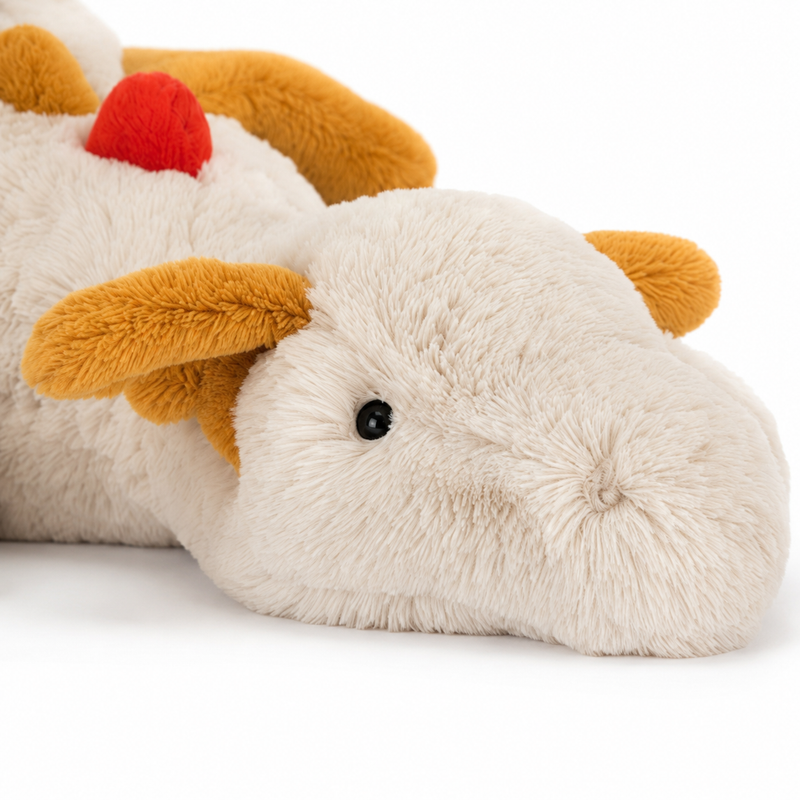 Eight Treasure Golden Dragon Plush Toy – 50 cm