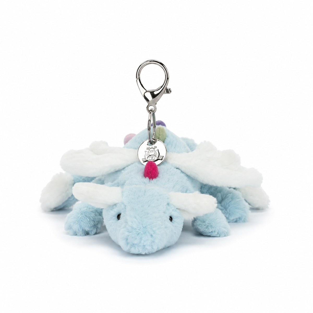 Sky Dragon Blue Plush Pendant – 15 cm
