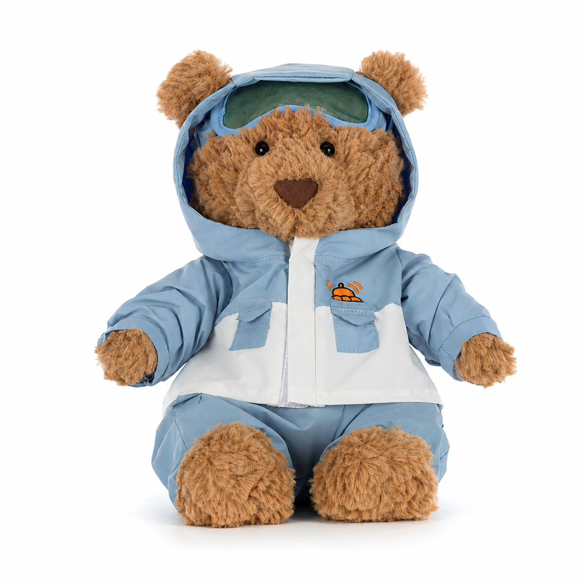 Barcelona Bear Ski Suit Plush Toy – 28cm