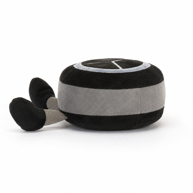 Ice Hockey Puck Plush Toy – 13cm