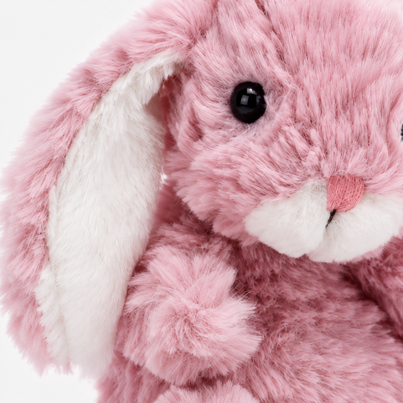 Pink Bonnie Rabbit Plush Toy – 15cm